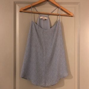 Light blue print cami